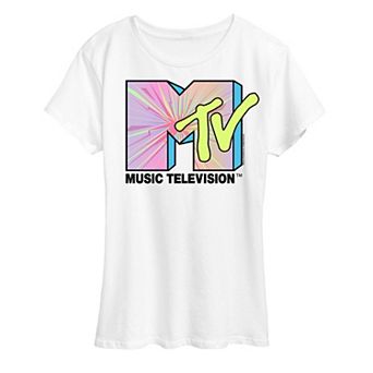 Women's MTV Club Art Graphic Tee