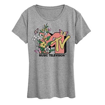 Women's MTV Botanical Art Graphic Tee