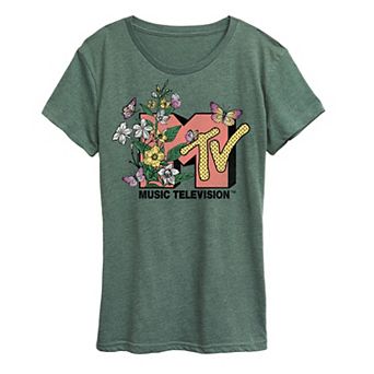 Women's MTV Botanical Art Graphic Tee