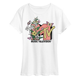 Women's MTV Botanical Art Graphic Tee