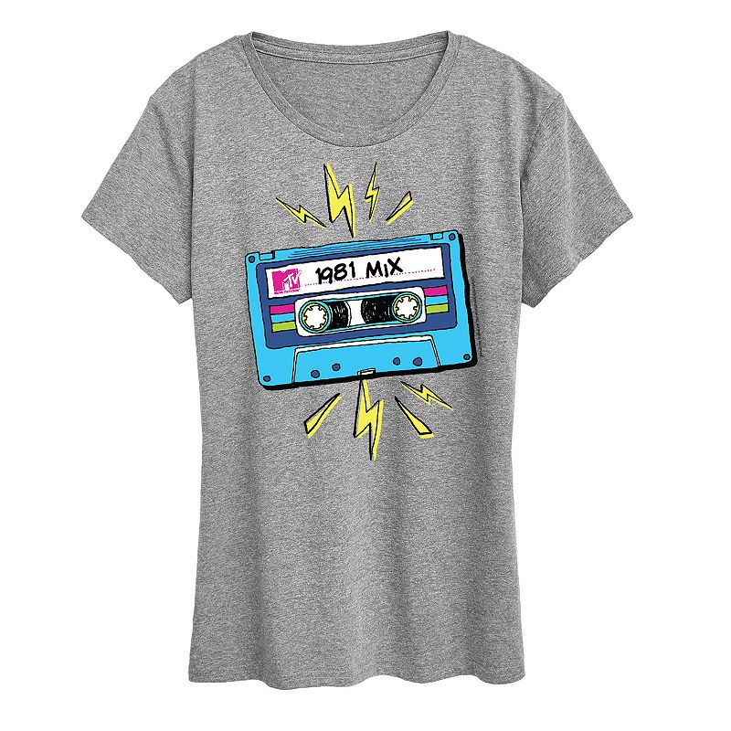 Women's MTV Cassette Graphic Tee,