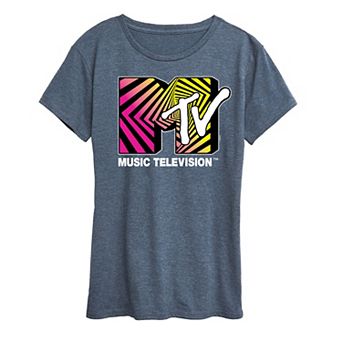 Women's MTV Optical 80s Graphic Tee