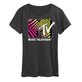 Women's MTV Optical 80s Graphic Tee