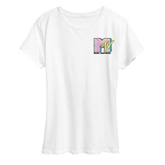 Women's MTV Club Art Graphic Tee