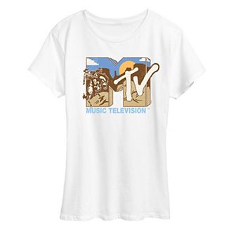 Women's MTV Cowboy Logo Graphic Tee