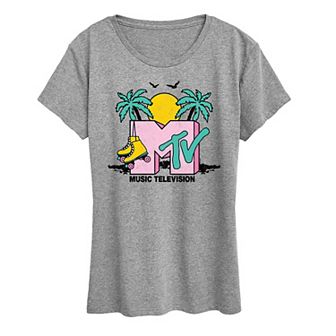 Women's MTV Malibu Roller Skate Graphic Tee