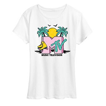Women's MTV Malibu Roller Skate Graphic Tee