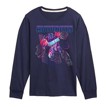 Boys 8-20 Transformers Autobots Long Sleeve