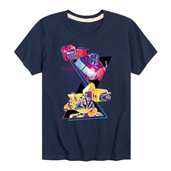 Boys 8-20 Transformers Optimus Prime & Bumblebee Graphic Tee