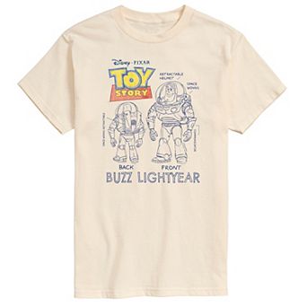 Disney / Pixar's Toy Story 4 Men's Buzz Sketches Graphic Tee