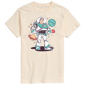 Disney / Pixar's Toy Story 4 Men's Buzz and Planets Graphic Tee