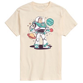 Disney / Pixar's Toy Story 4 Men's Buzz and Planets Graphic Tee
