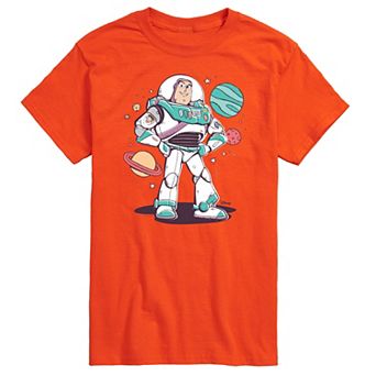 Disney / Pixar's Toy Story 4 Men's Buzz and Planets Graphic Tee