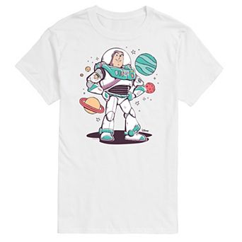 Disney / Pixar's Toy Story 4 Men's Buzz and Planets Graphic Tee