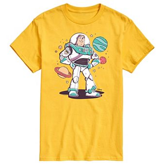 Disney / Pixar's Toy Story 4 Men's Buzz and Planets Graphic Tee