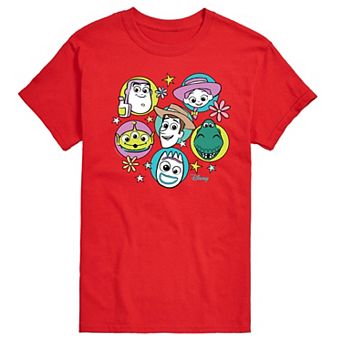 Disney / Pixar's Toy Story 4 Men's Group Grid Graphic Tee