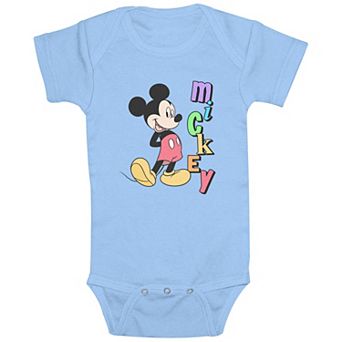 Disney's Mickey Mouse Baby Boy Name Bodysuit