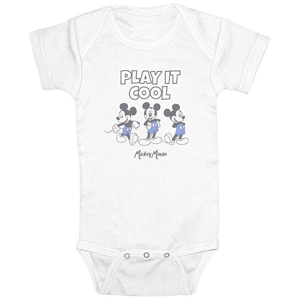 Disney's Mickey Mouse Baby Boy Play It Cool Bodysuit