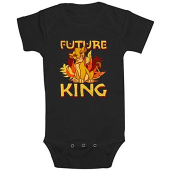 Disney's The Lion King Baby Boy Simba Future King Bodysuit