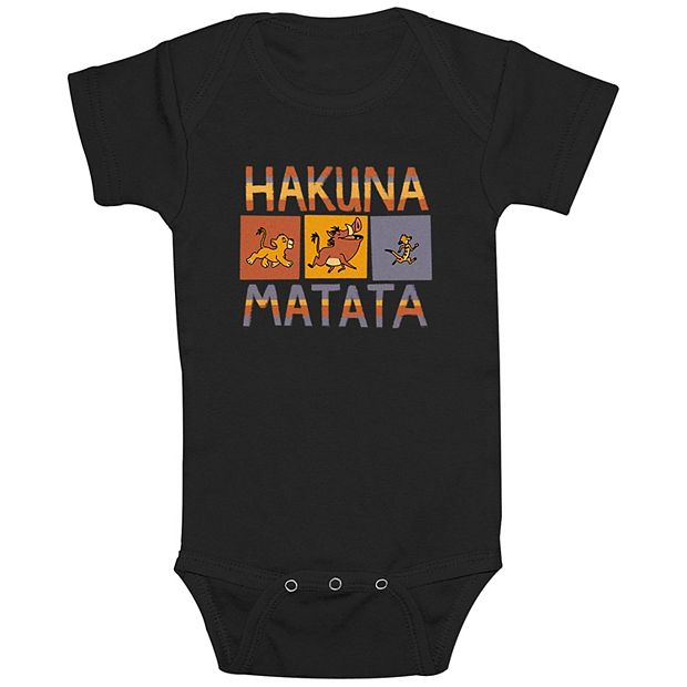 Disney s The Lion King Baby Boy Hakuna Matata Bodysuit