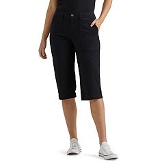 Lee Womens Flex-to-go Relaxed Fit Pull-on Utility Capri Pant