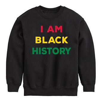 Boy's 8-20 I Am Black History Fleece Sweatshirt