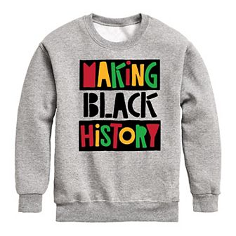 Boy's 8-20 Making Black History Fleece Sweatshirt