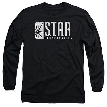 The Flash S.t.a.r. Long Sleeve Adult T-shirt