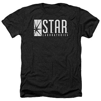 The Flash S.t.a.r. Adult Heather T-shirt