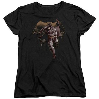 Justice League Movie Caped Crusader Short Sleeve Womens T-shirt