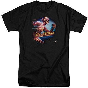 The Flash Fastest Man Short Sleeve Adult Tall T-shirt