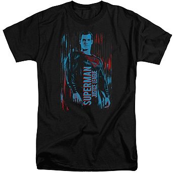 Justice League Movie Superman Short Sleeve Adult Tall T-shirt