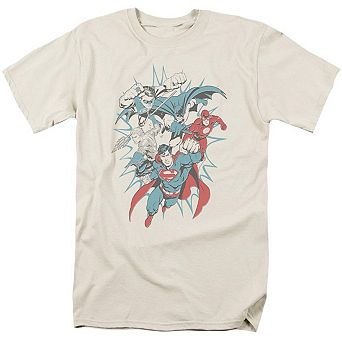 Justice League Of America Pop Group Short Sleeve Adult T-shirt
