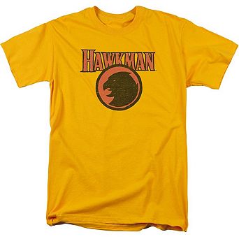 Justice League Of America Rough Hawk Short Sleeve Adult T-shirt