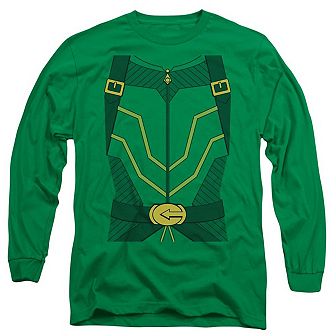 Justice League Of America Arrow Uniform Long Sleeve Adult T-shirt