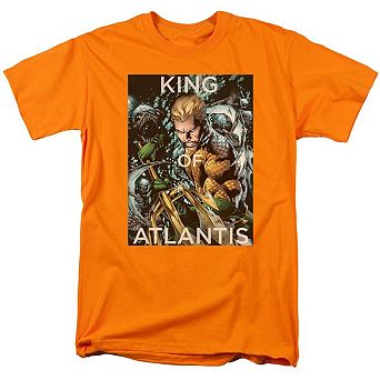 Justice League Of America King Of Atlantis Short Sleeve Adult T-shirt
