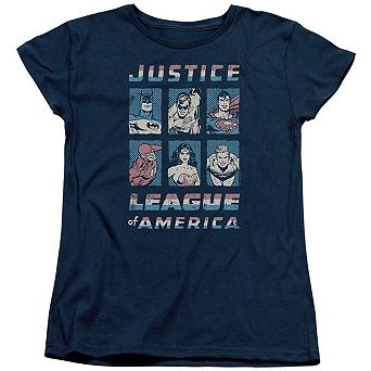 Justice League of America American League Short Sleeve Women´s T-Shirt
