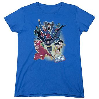 Justice League Of America Unlimited Short Sleeve Womens T-shirt