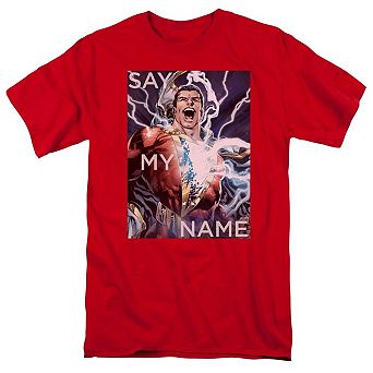 Justice League Of America Say My Name Short Sleeve Adult T-shirt