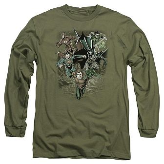 Justice League Of America Spacing Out Long Sleeve Adult T-shirt