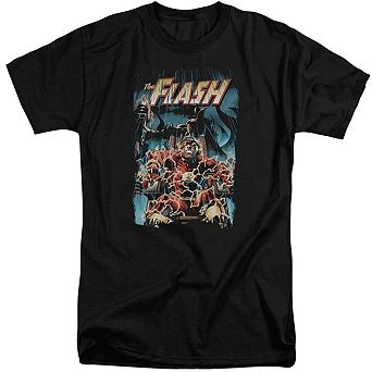 Justice League Of America Electric Chair Short Sleeve Adult Tall T-shirt