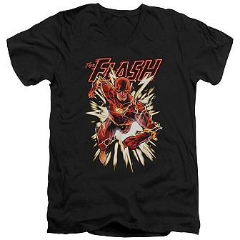 Justice League Of America Flash Glow Short Sleeve T-shirt