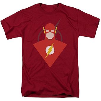Justice League Of America Simple Flash Short Sleeve Adult T-shirt