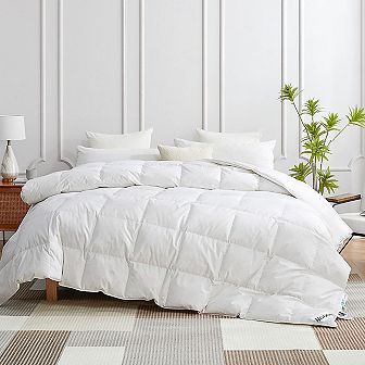 Hgoose® - Hungarian White Goose Down And Feather Comforter - Oversized