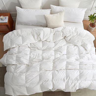 Hgoose® - Hungarian White Goose Down And Feather Comforter - Oversized