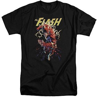 Justice League Of America Ripping Apart Short Sleeve Adult Tall T-shirt