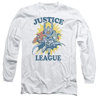 Justice League Of America Lets Do This Long Sleeve Adult T-shirt