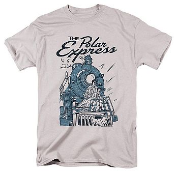 Polar Express Rail Riders Short Sleeve Adult T-shirt