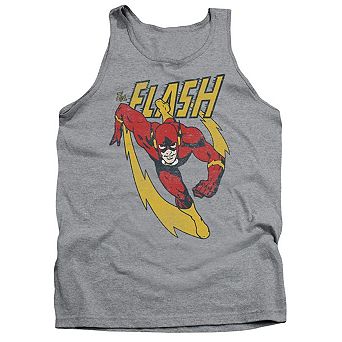 Justice League Of America Lightning Trail Adult Tank Top