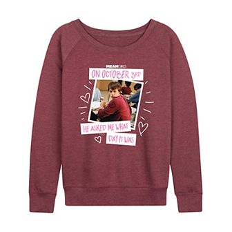 Women's Mean Girls October 3rd French Terry Long Sleeve Tee